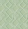 Moki Green Lattice Geometric Wallpaper
