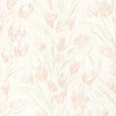 Jessamine Blush Tulips Wallpaper