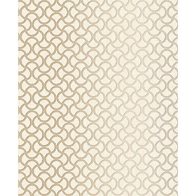Scale Cream Geometric Wallpaper