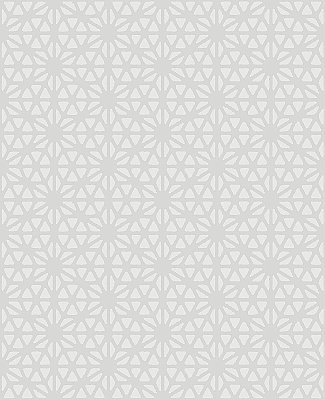 Prism White Geometric Wallpaper