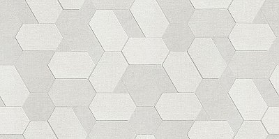 Plaza Ivory Geometric Wallpaper