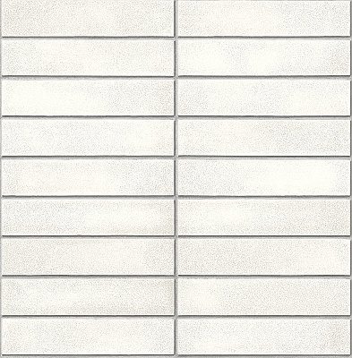 Midcentury White Modern Bricks Wallpaper