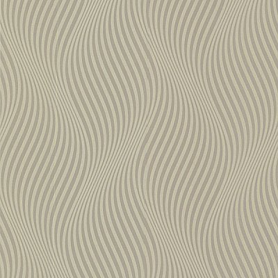 Zenia Gold Small Ogee Wave Wallpaper