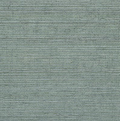 Aubrey Blue Grasscloth Wallpaper