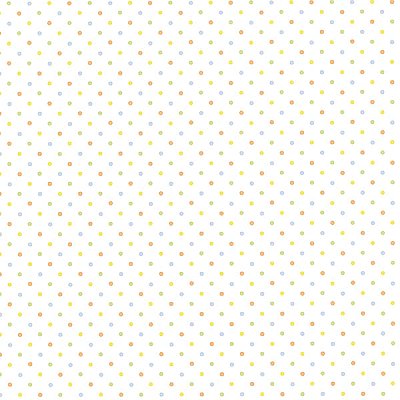 Lilli Orange Happy Dots Wallpaper