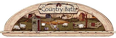 Country Bath Mural