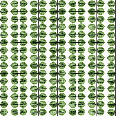 Berså Green Leaf Wallpaper
