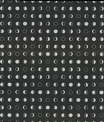 Lunar Wallpaper - Black/Silver
