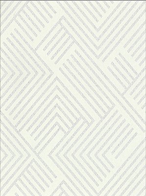 Perplexing Wallpaper - White/Silver