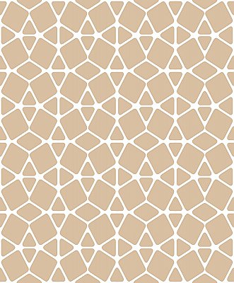 Facet Wallpaper - White/Gold