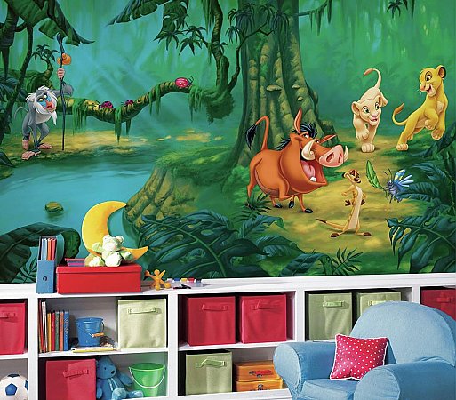 The Lion King Wall Mural roomsetting