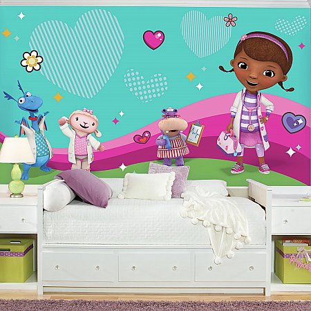 DOC MCSTUFFINS AND FRIENDS XL ROOMSETTING