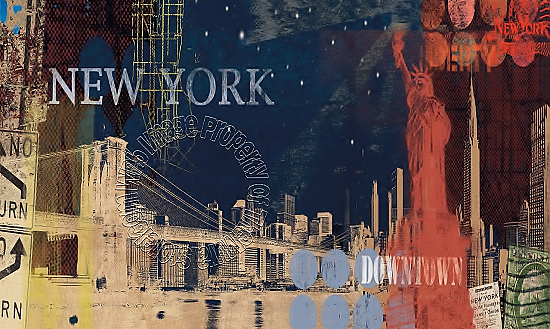 New York Streets Mural MP4856M by York