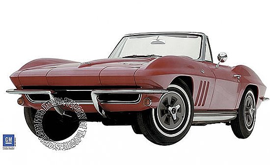 1965 Corvette Sting Ray Mural 122070