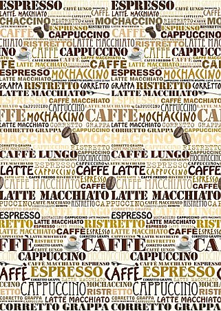 CAPPUCCINO CAFETERIA WALL MURAL