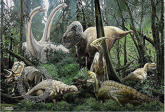 Dinosaur Mural MSNG94615