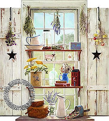 Country Things WHT Mural HF8797M