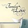 FAMILY IS LOVE PEEL & STICK WALL DECALS