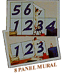 8 PANEL MURALL