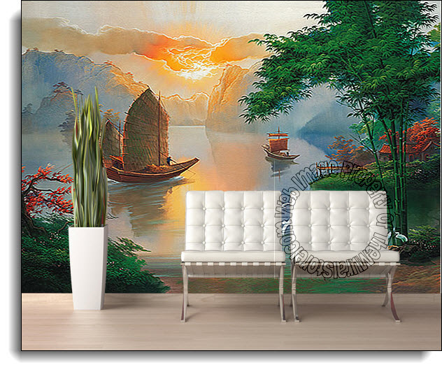 Sea Of Serenity Mural 1814 DS8014