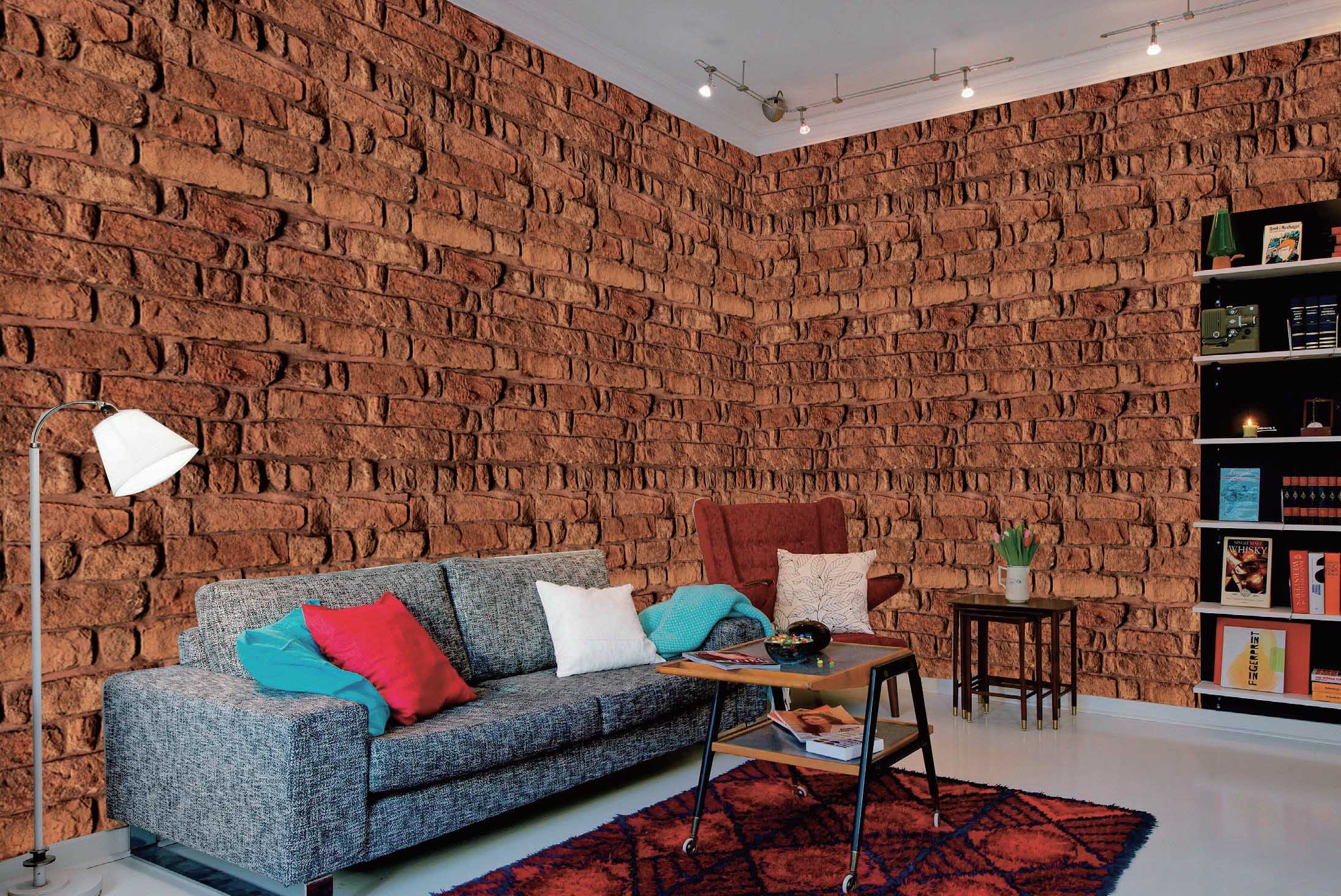 Red Brick Wall Wall Mural DS8094