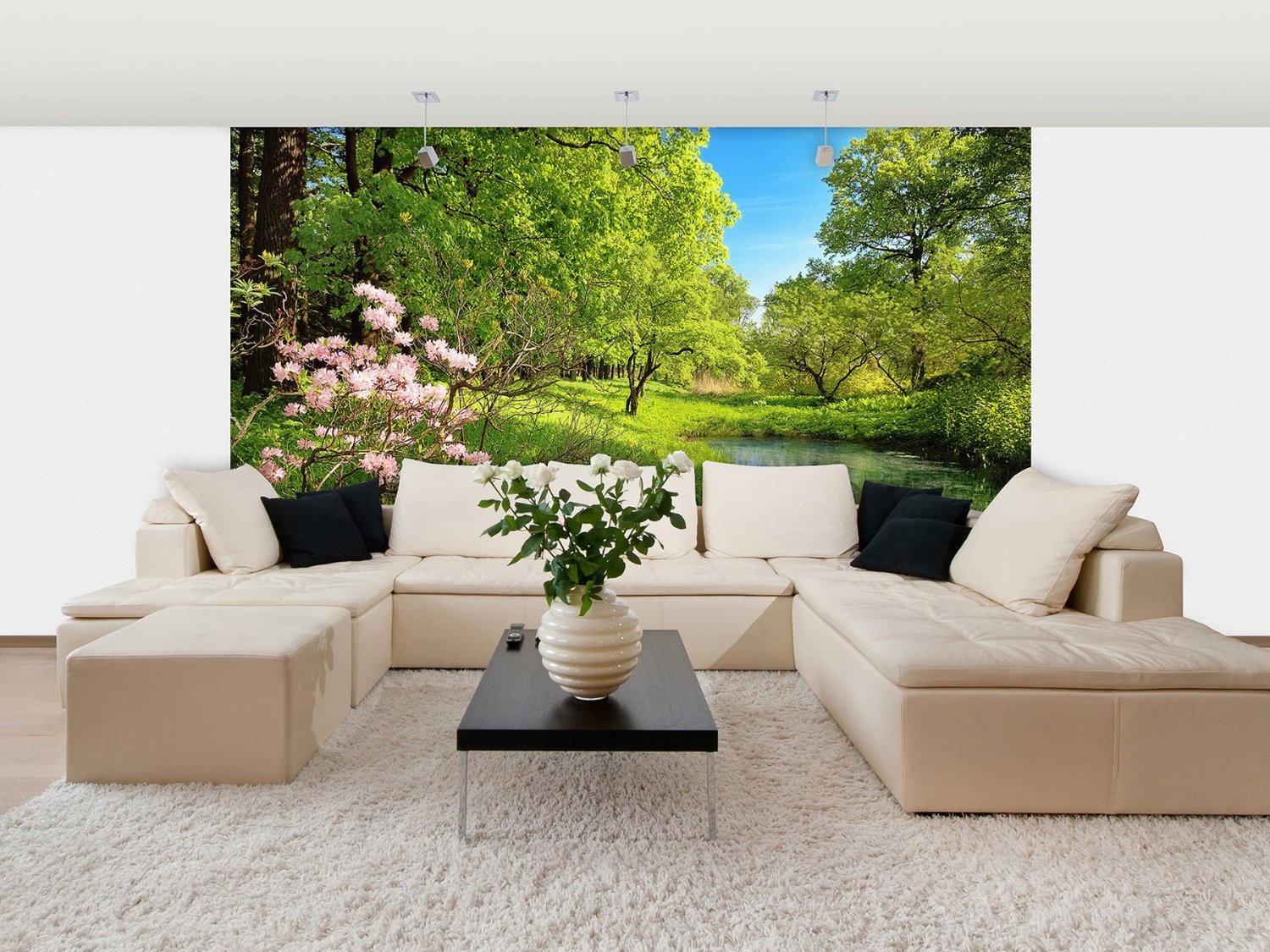 Park In The Spring Wall Mural DM136