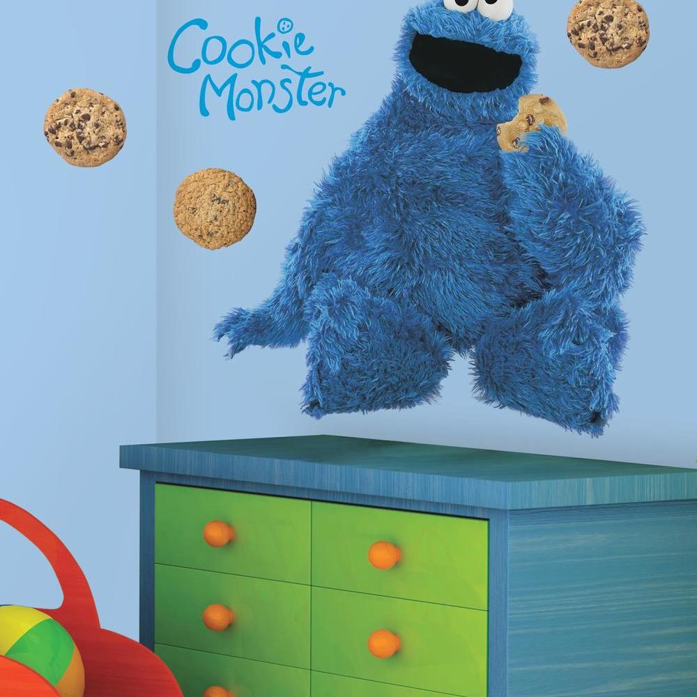 cookie monster window decal