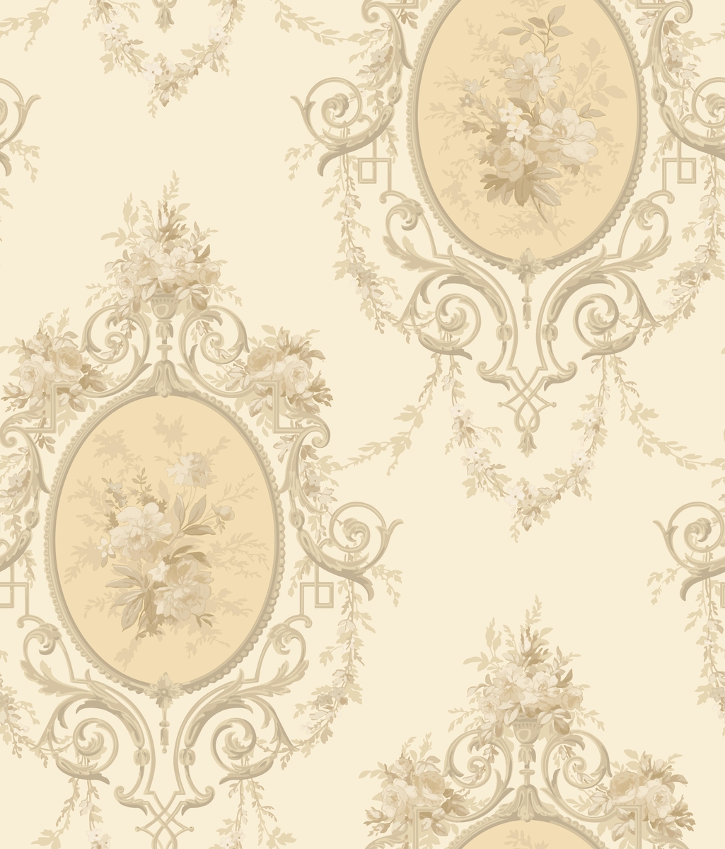 Blue Victorian Cameo Dolls House Wallpaper (4502) | Bromley Craft