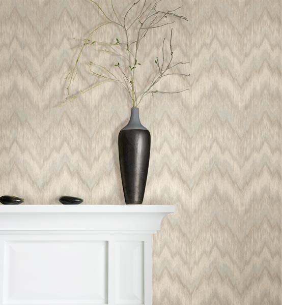 Soho Light Green Flame Stitch Wallpaper |Wallpaper And Borders |The