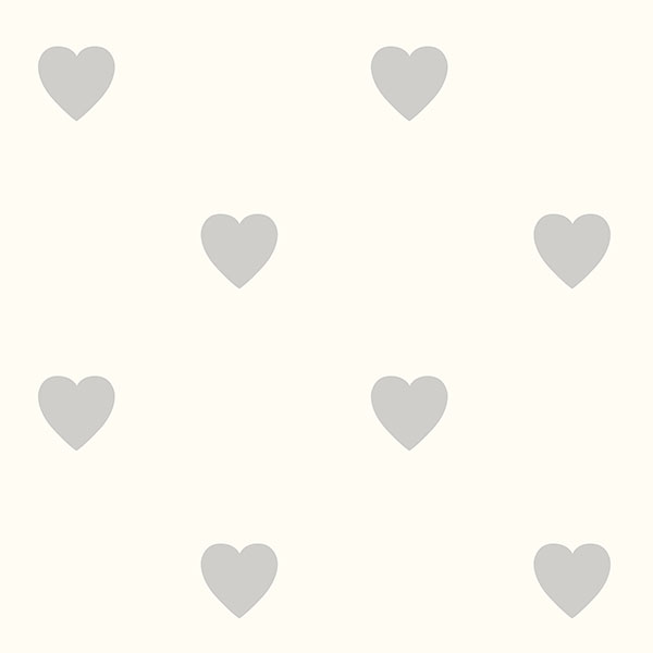 Adley Off-White Hearts Wallpaper |Wallpaper And Borders |The Mural Store