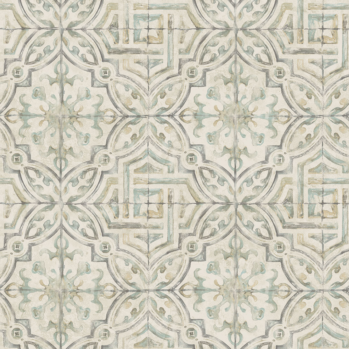 Brewster Sonoma Charcoal Spanish Tile Wallpaper in the Wallpaper department  at Lowescom