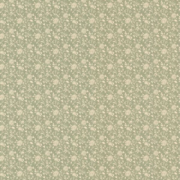 Emilia Green Small Daisy Wallpaper |Wallpaper And Borders |The Mural Store