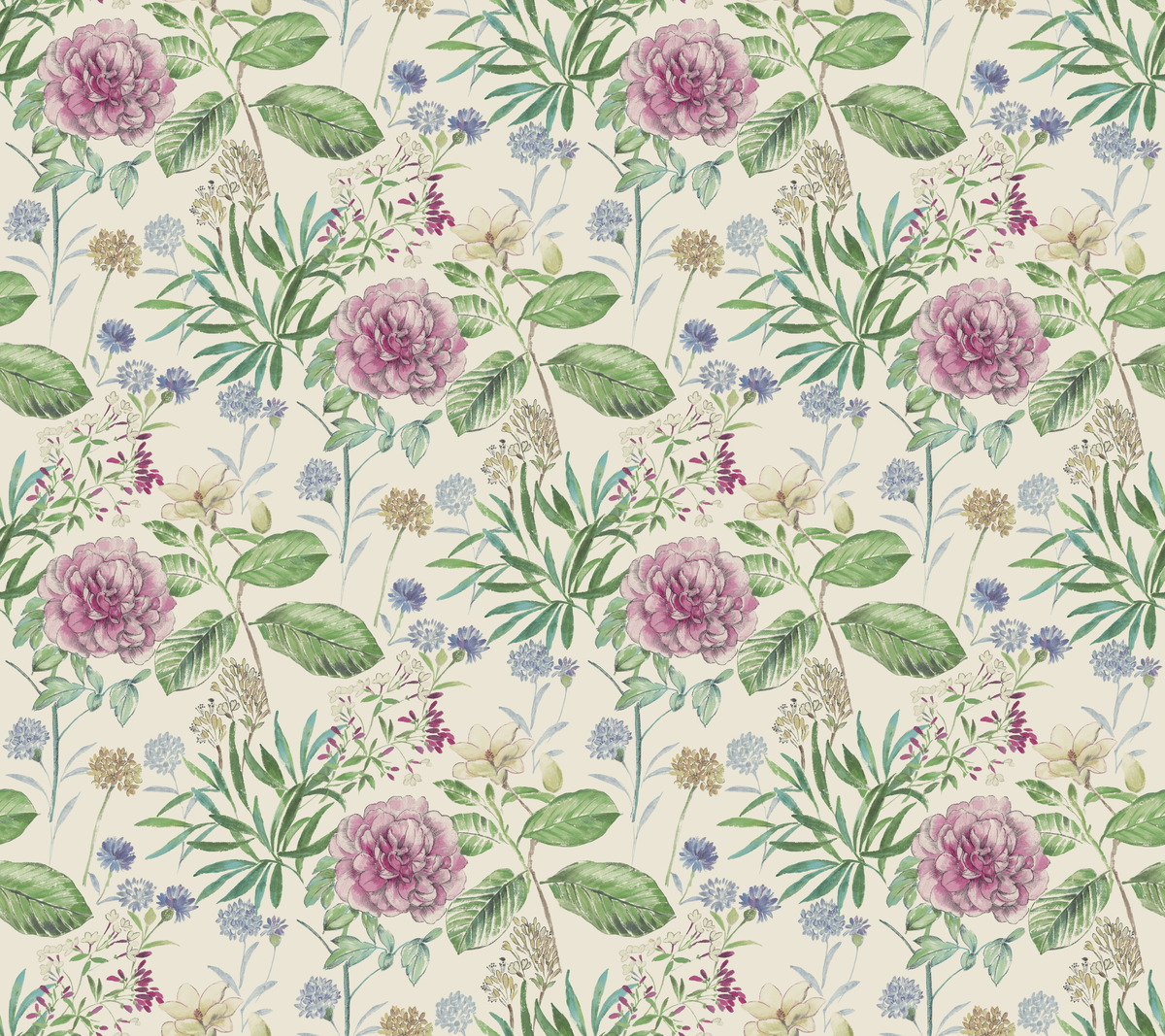 Midsummer Floral Wallpaper |Wallpaper And Borders |The Mural Store