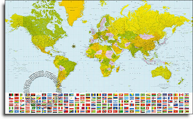 World Map 280 Wall Mural Full Size Large Wall Murals The Mural Store