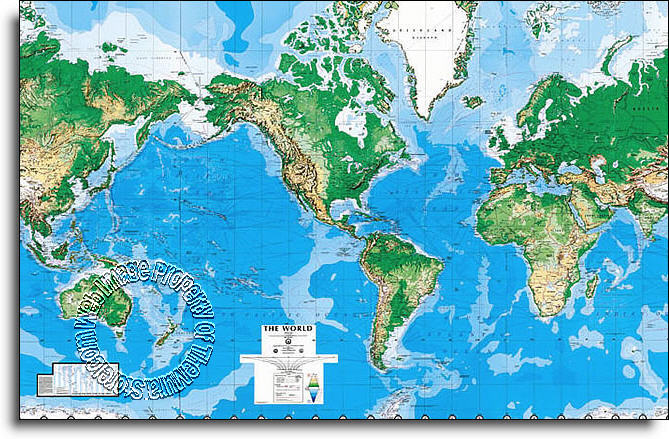 World Map C810 Wall Mural Full Size Large Wall Murals The Mural Store