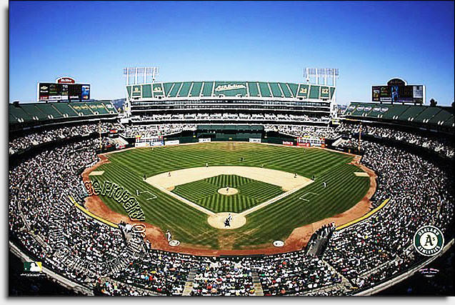 Oakland Athletics/McAfee Coliseum Wall Mural