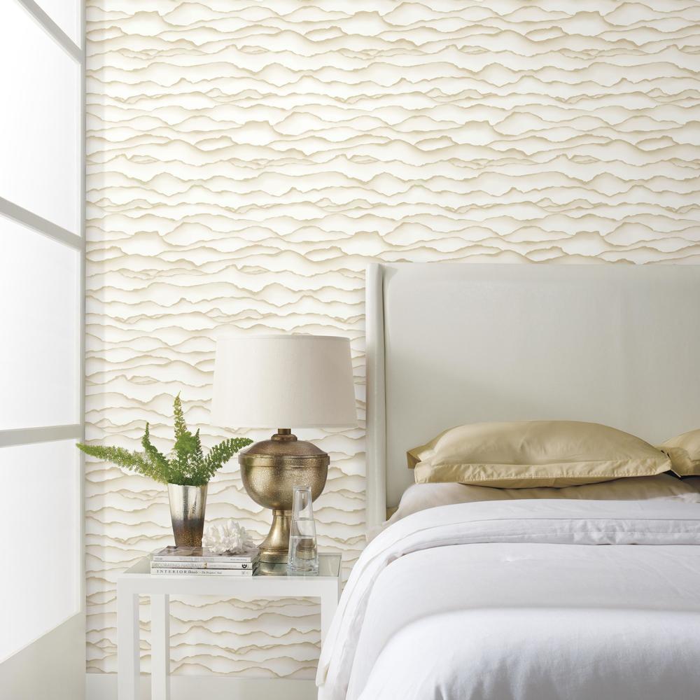 SINGED GOLD PEEL & STICK WALLPAPER |Peel And Stick Decals |The Mural Store