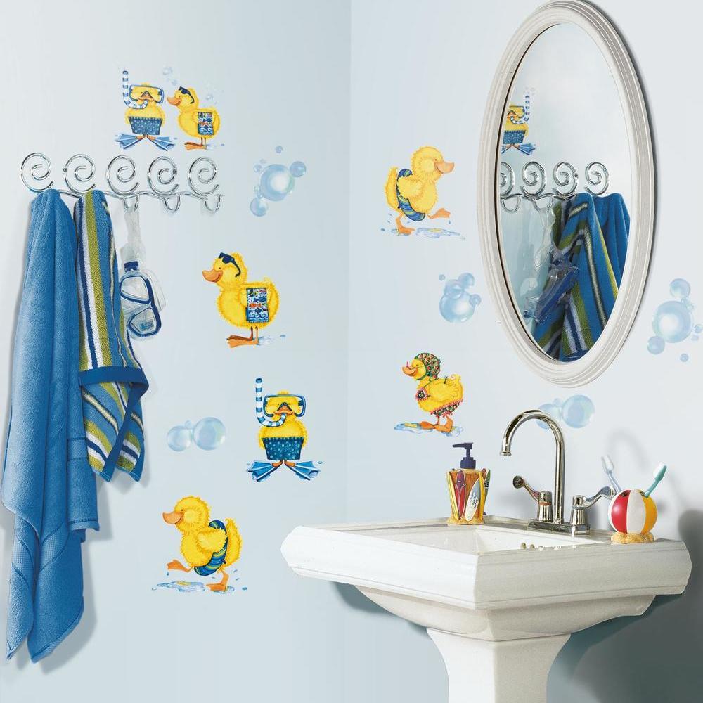 BUBBLE BATH PEEL & STICK WALL DECALS, Peel And Stick Decals