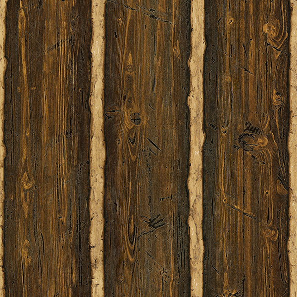 Log Cabin Brown Wood Paneling Wallpaper |Wallpaper And Borders |The