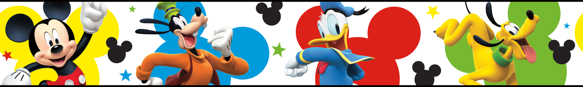 Disney Mickey Mouse & Friends Border |Wallpaper And Borders |The Mural