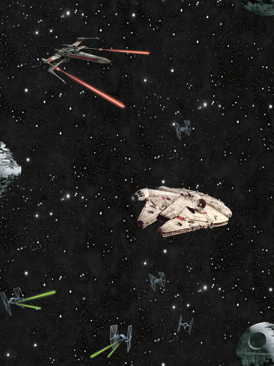 Star Wars Classic Ships Wallpaper |Wallpaper And Borders |The Mural Store