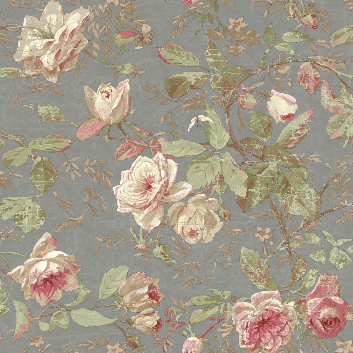 Vintage Floral Wallpaper |Wallpaper And Borders |The Mural Store