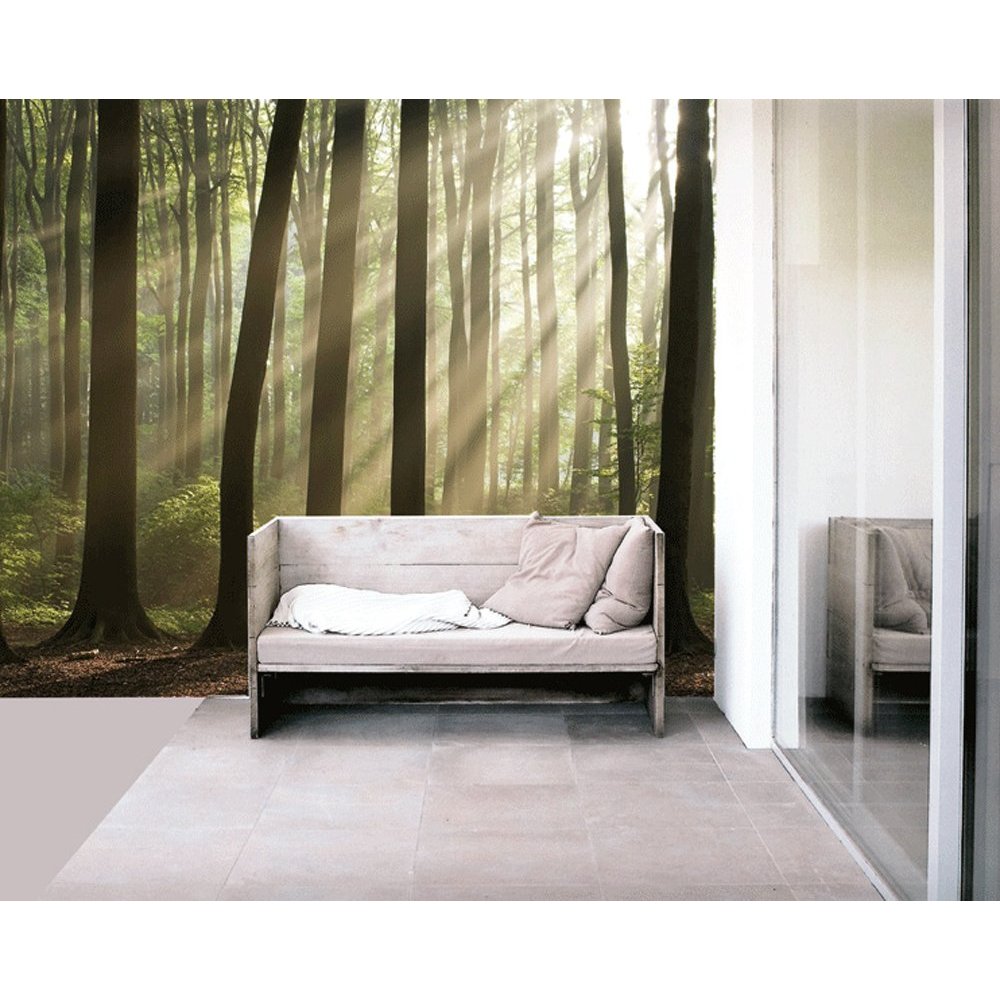 MISTY FOREST Paste the Wall Mural by Brewster 99084