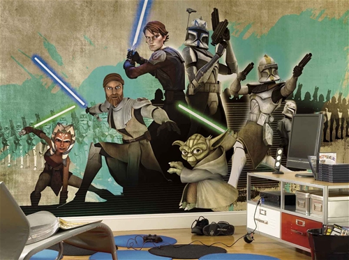 Star Warsï¿½ The Clone Wars JL1216M Wall Mural by Roommates