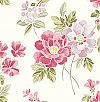 Claressa Pink Floral Wallpaper