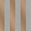Magnus Copper Paisely Stripe Wallpaper