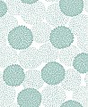 Blithe Turquoise Floral Wallpaper