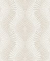 Feliz Platinum Beaded Ogee Wallpaper