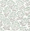 Floret Green Flora Wallpaper