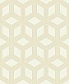 Xander Cream Glam Geometric Wallpaper